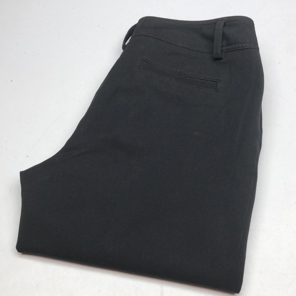 LIKE NEW DELLA SPIGA BLACK STRAIGHT FIT SLACKS 10/30x29 ⭐️